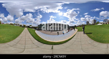 360 degree panoramic view of Wimbledon, Aorangi Terrace - Henman Hill