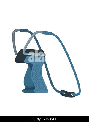 Professional slingshot with plastic handle vector illustration isolated on white background Stock Vector