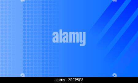 Halftone Elegant Blue Gradient Background Copy Space RGB Stock Vector