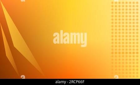 Sunset Orange Gradient Abstract Halftone Background Stock Vector