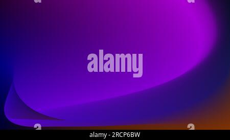 Twilight Dark Blue Purple and Orange Gradient Copy Space Background for presentations and advertisements Stock Vector