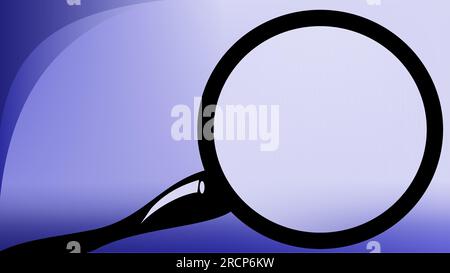 Magnifying Glass Ideas Copy Space Presentation Background for Presentations, backgrounds, and office Stock Vector
