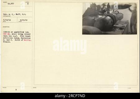 400mm Artillery Shell, France Stock Photo - Alamy