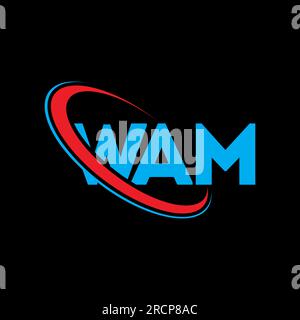Wam Monogram WAM logo. WAM letter. WAM letter logo design. Initials WAM logo linked ...