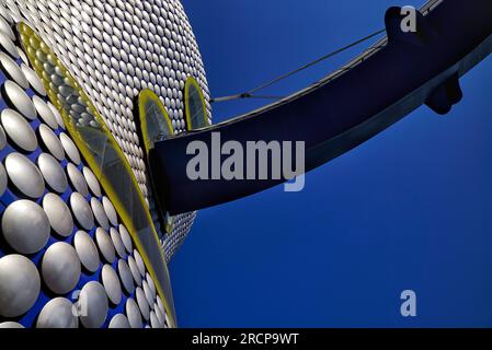 Modern architecture detail at Selfridges Department store exterior, Bullring Shopping Centre, Birmingham, England, UK, Stock Photo