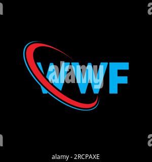 WWF logo. WWF letter. WWF letter logo design. Initials WWF logo linked ...