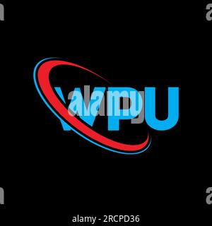 WPU logo. WPU letter. WPU letter logo design. Initials WPU logo linked ...