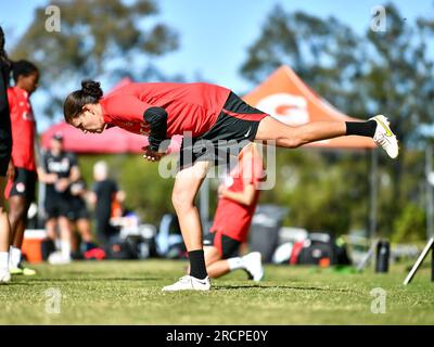 CHRISTINE SINCLAIR of Canada during a training session during their pre-camp prior to the Women's World Cup. (Kyoko Kurihara/SPP) Credit: SPP Sport Press Photo. /Alamy Live News Stock Photo