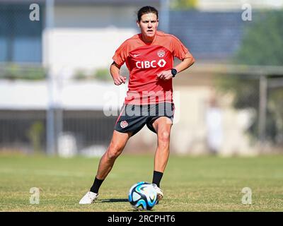 CHRISTINE SINCLAIR of Canada during a training session during their pre-camp prior to the Women's World Cup. (Kyoko Kurihara/SPP) Credit: SPP Sport Press Photo. /Alamy Live News Stock Photo