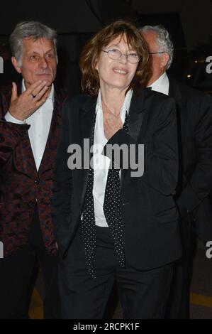 Cannes, France. 24th May, 2015. File picture of Jane Birkin leaves the Palais Des Festivals at the 68th International Film Festival Cannes 2015, in Cannes, France, on May 24, 2015. Photo by Julien Reynaud/APS-MEDIAS/ABACAPRESS.COM Credit: Abaca Press/Alamy Live News Stock Photo