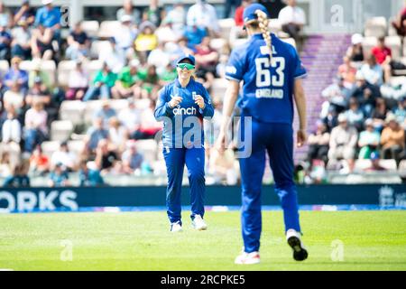 Southampton, UK. 16th July, 2023. Tammy Beaumont (England) during the 2nd We Got Game ODI game of the Womens Ashes 2023 Series between England and Australia at The Ageas Bowl in Southampton, England. (Liam Asman/SPP) Credit: SPP Sport Press Photo. /Alamy Live News Stock Photo