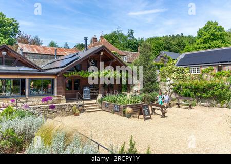 The Garlic Farm Shop and Restaurant, Mersley Lane, Newchurch, Isle of Wight, England, United Kingdom Stock Photo