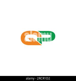letter gp simple geometric colors logo vector Stock Vector Image & Art ...