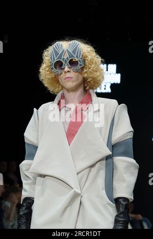 Berlin, Berlin, Germany. 11th July, 2023. Graduates show during NeoFashion 2023 in Berlin. (Credit Image: © Beata Siewicz/Pacific Press via ZUMA Press Wire) EDITORIAL USAGE ONLY! Not for Commercial USAGE! Stock Photo