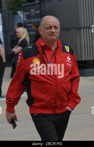 Frederic Vasseur Ferrari F1 team principal Stock Photo