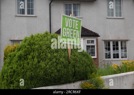 Election Poster, Frome, Somerset, England Stock Photo