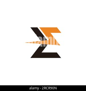 letter ls power thunder colorful logo vector Stock Vector