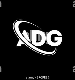 ADG logo. ADG letter. ADG letter logo design. Initials ADG logo linked ...