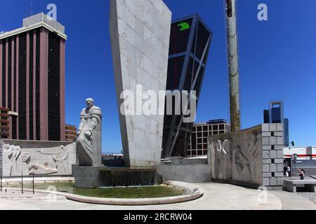 Europa gate, Puerta de Europa, Madrid, Comunità de Madrid, Spain Stock Photo