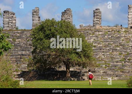 Ake, archaeological site, pre-Columbian Maya civilization, Yucatan Peninsula, Mexico Stock Photo