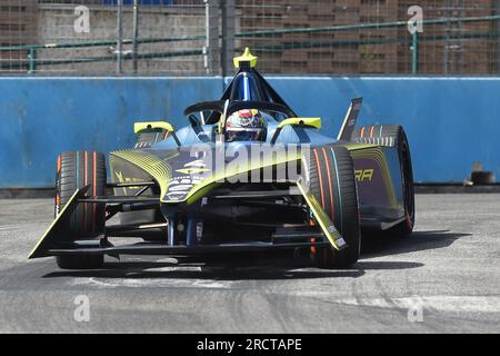 16th July 2023, Circuito Cittadino dell'EUR, Rome, Italy; FIA Formula E of Roma Race Day; Robin Frijns team Abt Cupra Stock Photo