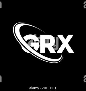 GRX logo. GRX letter. GRX letter logo design. Initials GRX logo linked ...