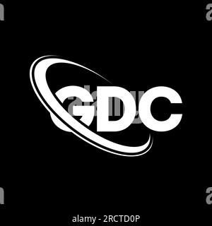 GDC logo. GDC letter. GDC letter logo design. Initials GDC logo linked ...