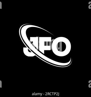 JFO logo. JFO letter. JFO letter logo design. Initials JFO logo linked ...