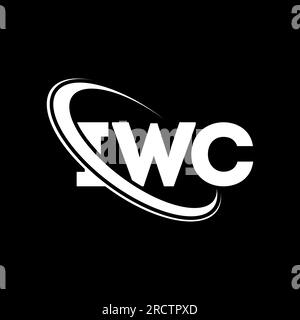 IWC logo. IWC letter. IWC letter logo design. Initials IWC logo linked