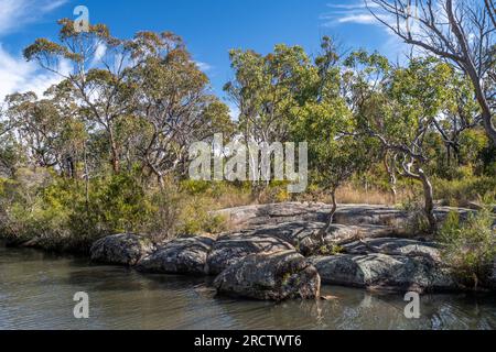 Waterhole on Bald Rock Creek, Girraween National Park, Southeast Queensland, Australia Stock Photo