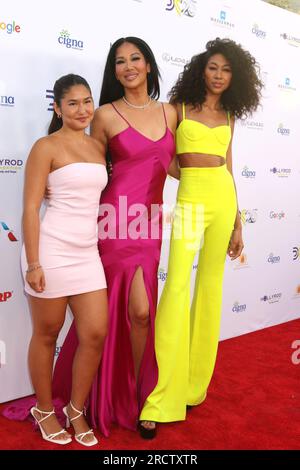 Ming Simmons, Kimora Lee Simmons, Aoki Simmons in attendance for An