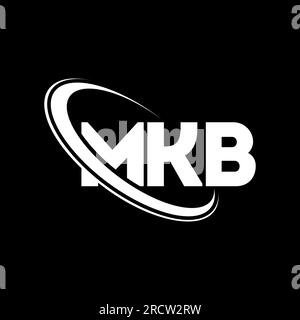 MKB logo. MKB letter. MKB letter logo design. Initials MKB logo linked ...