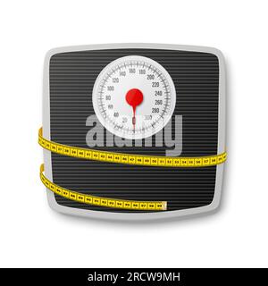 Measuring Scale Analog Weight Scale Isolated Stock Vector (Royalty Free)  2351768607