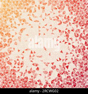 Abstract geometric background. Amazing scattered low poly triangles with colored gradient. Modern vector illustration. Stock Vector