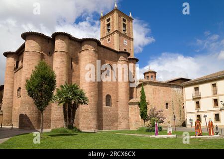 Monastery of Santa Maria la Real of Najera, La Rioja, Spain. Stock Photo