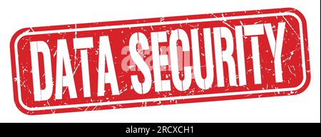 DATA SECURITY text written on red grungy stamp sign. Stock Photo