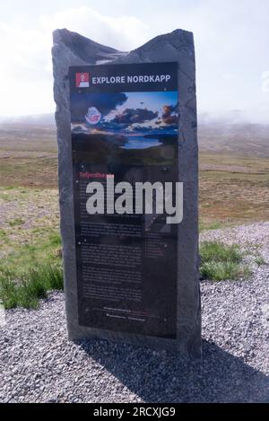 Explore Nordkapp the perfect place to explore the Northern Lights the aurora also commonly known as polar lights southern lights is a natural light di Stock Photo