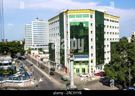 View of downtown Brazzaville, February 15, 2018 Stock Photo