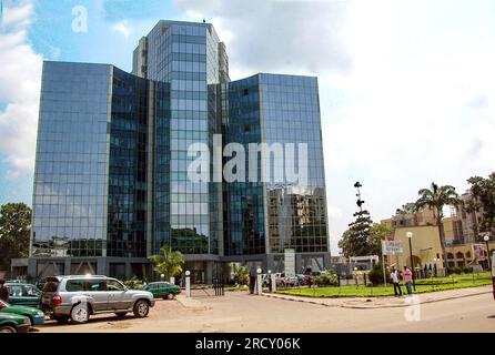 View of downtown Brazzaville, the capital of Congo, on May 20, 2008. View of downtown Brazzaville, the capital of Congo, on May 20, 2008. Stock Photo