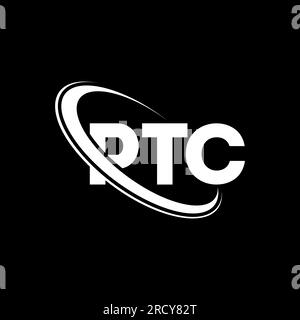 PTC logo. PTC letter. PTC letter logo design. Initials PTC logo linked ...