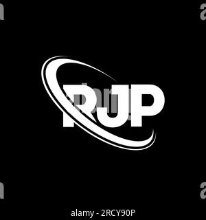 RJP logo. RJP letter. RJP letter logo design. Initials RJP logo linked ...