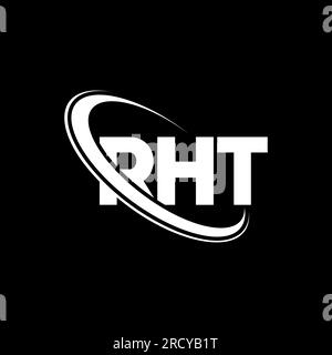 RHT logo. RHT letter. RHT letter logo design. Initials RHT logo linked ...