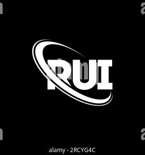 RUI logo. RUI letter. RUI letter logo design. Initials RUI logo linked ...