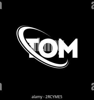 Tom Vector Simple TOM logo. TOM letter. TOM letter logo design. Initials TOM logo linked ...