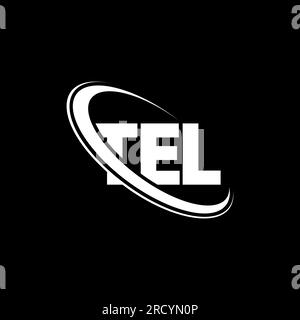 Tel Lettering TEL logo. TEL letter. TEL letter logo design. Initials TEL logo linked ...