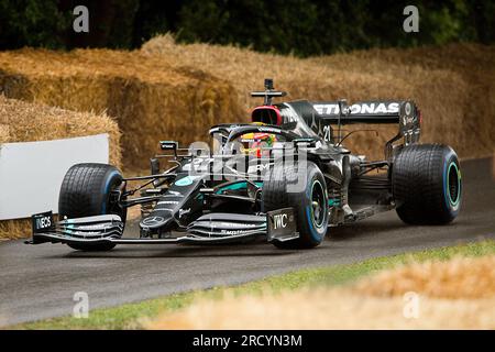 2021 Mercedes -AMG F1 W12E driven by Esteban Gutierrez at The Festival of Speed, Goodwood, 14th July 2023, (photo: Michael Cole) Stock Photo