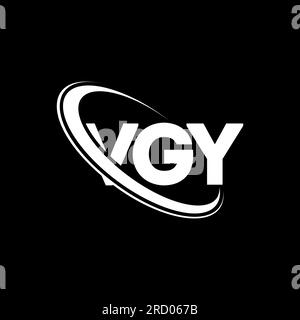 VGY logo. VGY letter. VGY letter logo design. Initials VGY logo linked ...