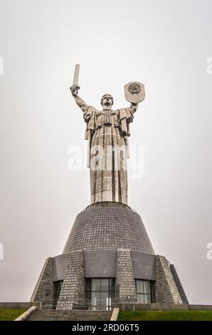 Kiev, Ukraine 11.15.2019 Ukrainian Motherland Monument Stock Photo