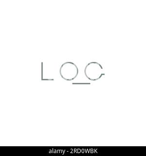 Log Logo Design. simple LOG writing Stock Vector