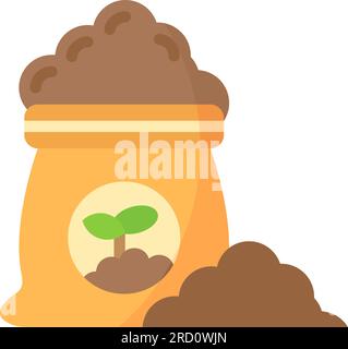 Compost Icon Image. Stock Vector